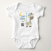 Custom Cartoon Baby Boy Giraffe Baby Strampler (Vorderseite)
