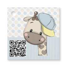 Custom Cartoon Baby Boy Giraffe