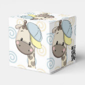 Custom Cartoon Baby Boy Giraffe Geschenkschachtel (Rückseite)