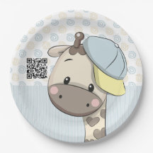 Custom Cartoon Baby Boy Giraffe