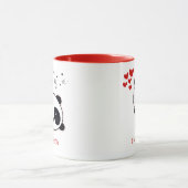 Custom Cartoon niedlich Panda Kaffee Tasse (Zentrum)