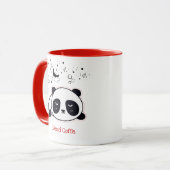 Custom Cartoon niedlich Panda Kaffee Tasse (Vorderseite Links)