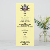 Custom Cartoon Sailor Nautical Ship Wheel  Menükarte (Stehend Vorderseite)