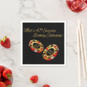 CUSTOM Casino Style Party FRAGTE ME 4 NAMEN IN CHI Serviette (Beispiel)