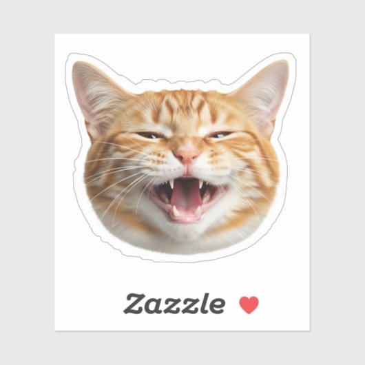 Custom Cat Face Sticker - Personalisiertes Pet-Fot (Blatt)