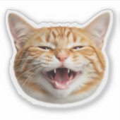 Custom Cat Face Sticker - Personalisiertes Pet-Fot (Vorderseite)