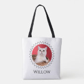 Custom Cat Foto Bag - Personalisiertes Haustierges Tasche (Rückseite)