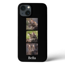Custom Cat Foto Collage Monogram Pet