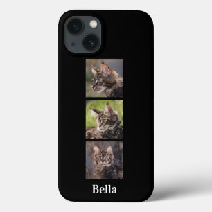 Custom Cat Foto Collage Monogram Pet Case-Mate iPhone Hülle