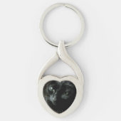 Custom Cat Foto Niedlich Heart Shaped Schlüsselanh Schlüsselanhänger (Vorderseite)