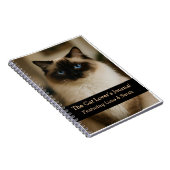 Custom Cat Foto Notebook mit dem Namen Cat Lover G Notizblock (Rechte Seite)