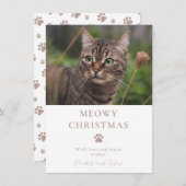 Custom Cat Foto Weihnachten (Vorne/Hinten)