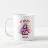 Custom Cat Lover Mug – Personalized Gift Kaffeetasse (Links)