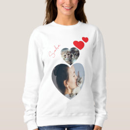 Custom Cat Lover Sweatshirt - Personalisiertes Her