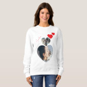Custom Cat Lover Sweatshirt - Personalisiertes Her (Vorne ganz)