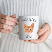 Custom Cat Mama Mutter Cat Lover Geschenk für Frau Tasse