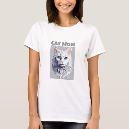 Custom Cat Mama Shirt - Purfect Mother Day Gift (Vorderseite)
