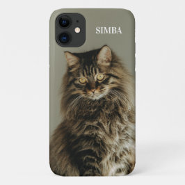 Custom Cat Photo and Name Personalized Pet Case-Mate iPhone Hülle