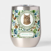 Custom Cat Photo & Name Tumbler (Vorderseite)