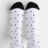 Custom Cat Photo Paw Print Socken (Oben)