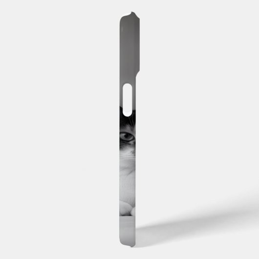 Custom Cat Portrait iPhone 15 Slim Fit Case (Rückseite / Rechts)