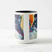 Custom Cat Portrait Painting - Forever Loved Pet Tasse (Zentrum)