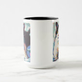 Custom Cat Portrait Painting - Forever Loved Pet Tasse (Zentrum)