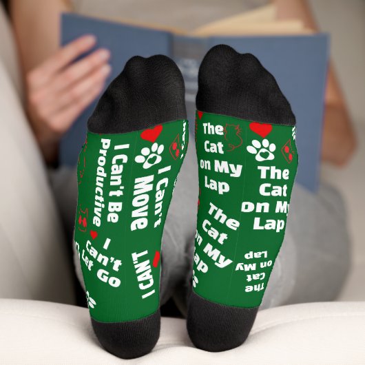 Custom Cat Socks for Cat Lovers! Funny Cat Socks Socken (Unterseite)