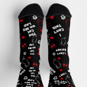 Custom Cat Socks for Cat Lovers! Funny Cat Socks Socken (Oben)