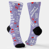 Custom Cat Socks for Cat Lovers! Funny Cat Socks Socken (Gewinkelt)