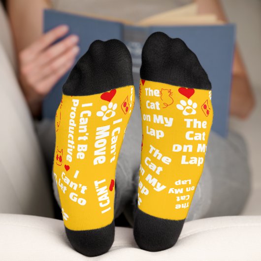 Custom Cat Socks for Cat Lovers! Funny Cat Socks Socken (Unterseite)