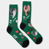 Custom Cat Socks Gift for Pet Lovers - Cat Photos Socken (Rechts)