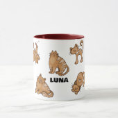 Custom Cat Tasse - Personalisiertes Geschenk für H (Zentrum)