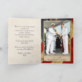 Custom Cathy 3 - Patriotic Vintag Flag Dankeskarte (Innenseite)