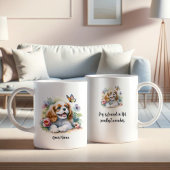 Custom Cavalier King Charles Spaniel Tasse und Zit