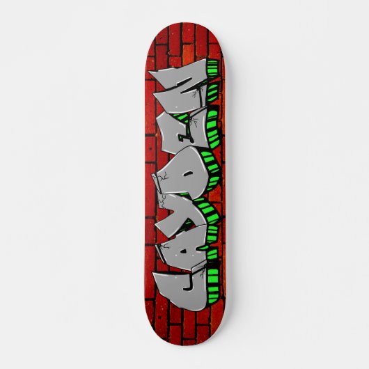 CUSTOM CAYDEN GRAFFITI SKATEBOARD (Vorne)