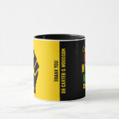 Custom Celebrating Black History Month Centennial  Tasse (Zentrum)
