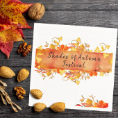 Custom Celebration Rustikale Herbstleaves Napkins Serviette