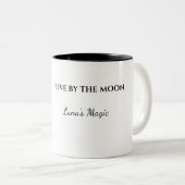 Custom Celestial Moon Phase Mug Zweifarbige Tasse (VorderseiteRechts)