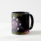 Custom Celestial Moon Phases Spiritual Coffee Mug Tasse (VorderseiteRechts)