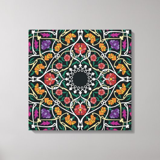 Custom Celtic Knot Abstrakt Wrapped Canvas Leinwanddruck (Vorderseite)