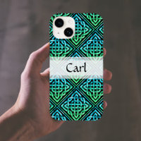 Custom Celtic Knot - Blue Green Black