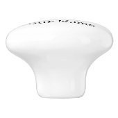 Custom Ceramic Drawer Pull Keramikknauf (Seitenansicht)