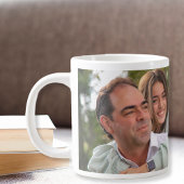 Custom Ceramic Mug for Dad – Black and White Jumbo-Tasse