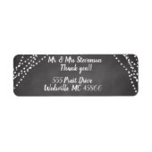 Custom Chalkboard Wedding Vielen Dank, dass Sie La (Vorne)