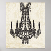 Custom Chandelier Poster (Vorne)
