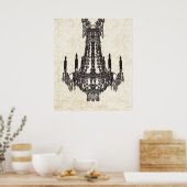 Custom Chandelier Poster (Küche)
