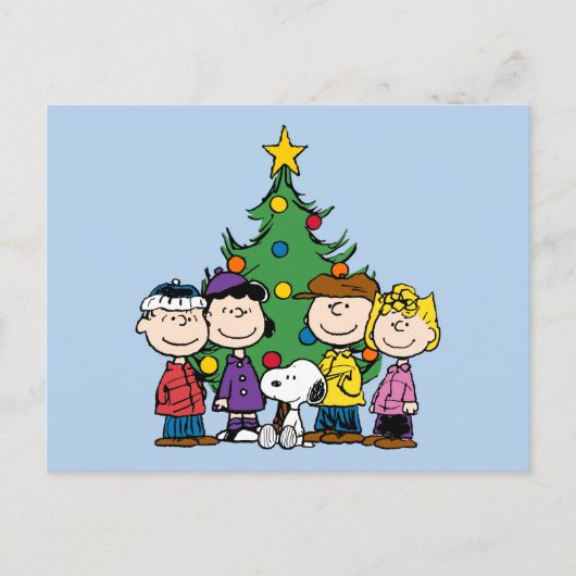 Custom Charlie Brown und Freunde Postkarte (Vorderseite)