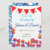 Custom Charming Floral Watercolor Event Einladung" Einladung (Vorne/Hinten)