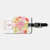 Custom Charming Pastor Floral Gepäckanhänger (Vorderseite horizontal)